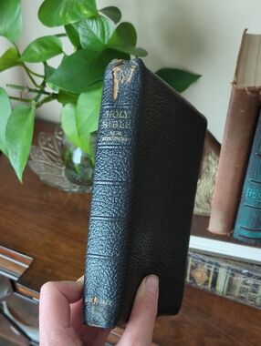 Old Holy Bible In Leather Case